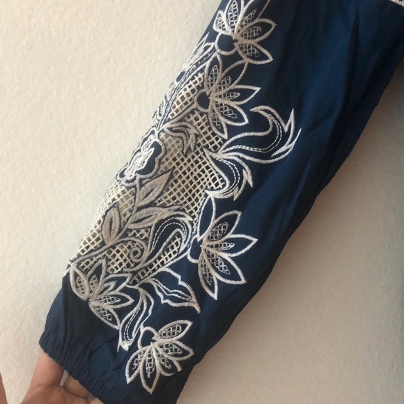 🎃BUY 1 GET 1🎃 Embroidered OffTheShoulder - Picture 4 of 5